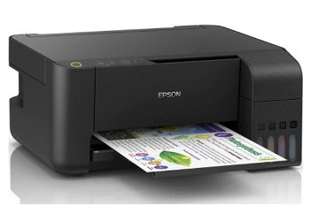 Imprimanta multifunctionala Epson L3110(C11CG87401), Ecotank, color, inkJet, A4, USB, imprimanta, scanner, copiator, negru