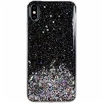 Husa Wozinsky, Star Glitter Shining, iPhone 12/12 Pro, Negru, Wozinsky