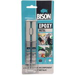 Adeziv Bison bicomponent Epoxy Metal 2 x 12 ml