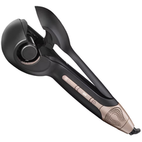 Ondulator Automat BaByliss C1900E Air Wave Secret, 3 trepte, Smart Cool Air (Negru/Roz), Babyliss