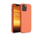Husa pentru Apple iPhone 12 Pro Max Kwmobile, rezistent la socuri, rezistent la zgarieturi, silicon, Portocaliu