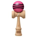 Kendama kaizen triple stripe roz cu dungi negre, Kendama