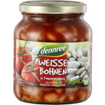 Fasole alba in sos de rosii, 350g - Dennree, Dennree