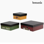 Cutie Decorativă Homanía 2649 (3 pcs) Pătrat