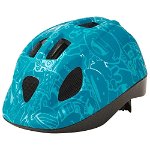 Casca de protectie Premium Max Bike Headgy S(46-53 cm) Emoticoane, Albastru, MaxCom