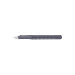 Stilou Penita Iridium M Faber-Castell Grip 2010, Culoare Corp Gri