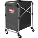 Carucior X-Cart pliant pentru rufe 150 L gri RUBBERMAID, Rubbermaid