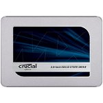 CRUCIAL MX500 500GB SSD  2.5'' 7mm  SATA 6 Gb/s  Read/Write: 560/510 MB/s  Random Read/Write IOPS 95k/90k  with 9.5mm adapter