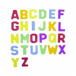 Set litere si cifre acrilic colorat transparent, +3 ani, Masterkidz, Masterkidz