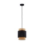 Corp de iluminat suspendat ADVITI Lana 200 1p AD-LD-6238BE27T, E27, maxim 60W, Negru, Adviti
