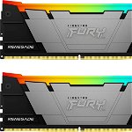 Memorie RAM, Kingston, FURY Renegade RGB, 64GB, DDR4, 3200MHz, CL16, Multicolor
