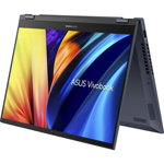 Laptop ASUS VIVOBOOK FLIP TP3402ZA, 14 inch, Intel Core i7-12700H, 16 GB RAM, 512 GB SSD, Iris Xe, Windows 11 Home