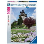 Puzzle Uhrturm Graz, Ravensburger, 1000 piese
