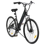 Bicicleta Electrica Trekking (E-Bike), Roti 27.5 Inch, Motor 250W, Autonomie Max 60 Km, 8 viteze, Carpat C27177E, culoare Negru