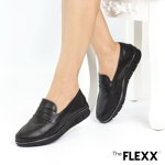 Pantofi dama The Flexx din piele naturala Dibaly negru, 