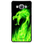 Cazul Bjornberry Samsung Galaxy A5 (2015) - Green Flames Dragon, 