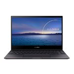 Laptop ASUS ZenBook Flip S UX371EA-HL018R 13.3 inch UHD Touch Intel Core i7-1165G7 16GB DDR4 512GB SSD Windows 10 Pro Jade Black