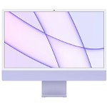 Sistem All in One iMac 24inch Retina 4.5K Apple M1 8 core 16GB 512GB SSD GPU M1 macOS Purple