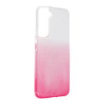 Husa Spate Upzz Shiny, Compatibila Cu Samsung Galaxy S22, Transparent Roz, Upzz