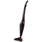 Aspirator vertical fara sac 2 in 1 Ariete Evo 2764, 0.8 litri, 600 W, Negru / Rosu