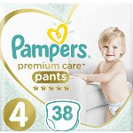 Scutece Pampers Premium Care Pants 4 Value Pack 38 buc, PAMPERS