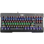 Tastatura Gaming Redragon Visnu Rainbow Mecanica Blue Switch, Redragon