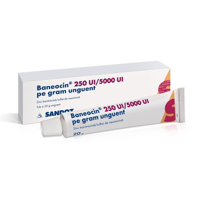 Baneocin Unguent 20 g, Sandoz International GmbH Germania