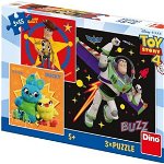 Dino Toys Puzzle 3 in 1 - TOY STORY 4 (55 piese)