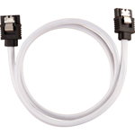 Premium Sleeved SATA 6Gbps 60cm Cable — White, Corsair