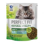 Hrana uscata pentru pisici Perfect Fit Nature Vital, Somon si peste alb, 650g