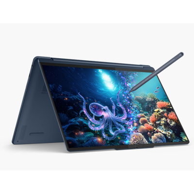 Laptop 2 in 1 LENOVO Yoga 9 14ILL10, Intel Core Ultra 7 258V pana la 4.8GHz, 14" 2.8K Touch, 32GB, 1TB, Intel Arc 140V graphics, Windows 11 Home, Luna Grey