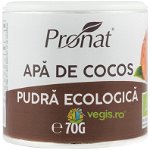 Apa de Cocos Pudra Ecologica/Bio 70g, PRONAT