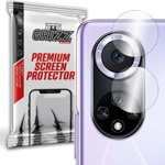 Folie de protectie camera foto, Grizz Glass, Sticla hibrida, Compatibil Huawei Nova 9, Transparent, GrizzGlass