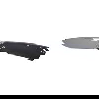 Cuțit pliabil Axis 85 8,5V2 GRIP negru, SOLOGNAC