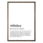 Poster 50x70 cm Whiskey – Wallity, Wallity