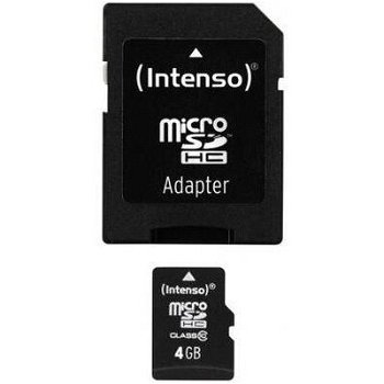 Intenso micro SD 4GB SDHC card class 10, Intenso