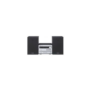 Microsistem audio PANASONIC SC-PM250ECS, 20W, Bluetooth, USB, CD, Radio FM, argintiu