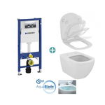 Pachet Vas Ideal Standard - WC Suspendat Eurovit Rimless + Capac