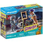 Set de Constructie Playmobil Scooby-Doo Aventuri cu Cavalerul Negru, Playmobil