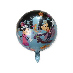 Balon folie rotund 45 cm, Minnie mouse si mickey mouse halloween,  engross, 