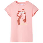 Tricou pentru copii, roz, 140, vidaXL