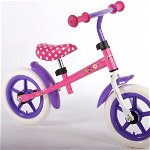 Bicicleta fara pedale pentru fete 12 inch Volare Minnie Mouse, Volare