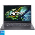 Laptop Acer 15.6'' Aspire 5 A515-58M, FHD IPS, Procesor Intel® Core™ i5-13420H (12M Cache, up to 4.60 GHz), 16GB DDR5, 512GB SSD, Intel UHD, No OS, Steel Gray, Acer