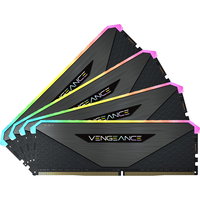 Memorie Vengeance RGB RT Black 128GB (4x32GB) DDR4 3600MHz CL18 Quad Channel Kit, Corsair
