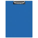 Clipboard dublu A5, plastifiat PVC, Q-Connect - albastru, Q-CONNECT