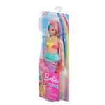 Papusa Barbie Dreamtopia - Sirena cu par roz si albastru deschis