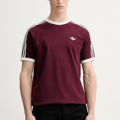 adidas Tricou 3-Stripes KQ9639 Vișiniu Regular Fit