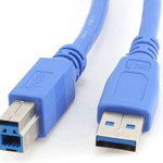 Cablu de date , Gembird , USB 3.0 A tata/USB 3.0 B tata , 0.5 m , negru, Gembird