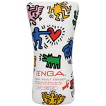 Tenga Keith Haring Soft Case Cup masturbator de unică folosință 15 cm, Tenga