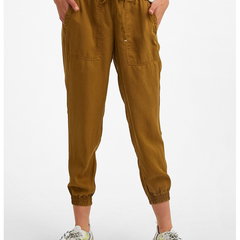 Pantaloni joggers crop din lyocell, OXXO